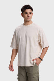 Polera Hombre Oversize Beige
