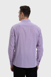 Camisa Hombre Fantasía Lila