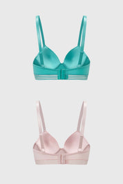 Sostén Mujer Copa Detalle Elástico Aqua