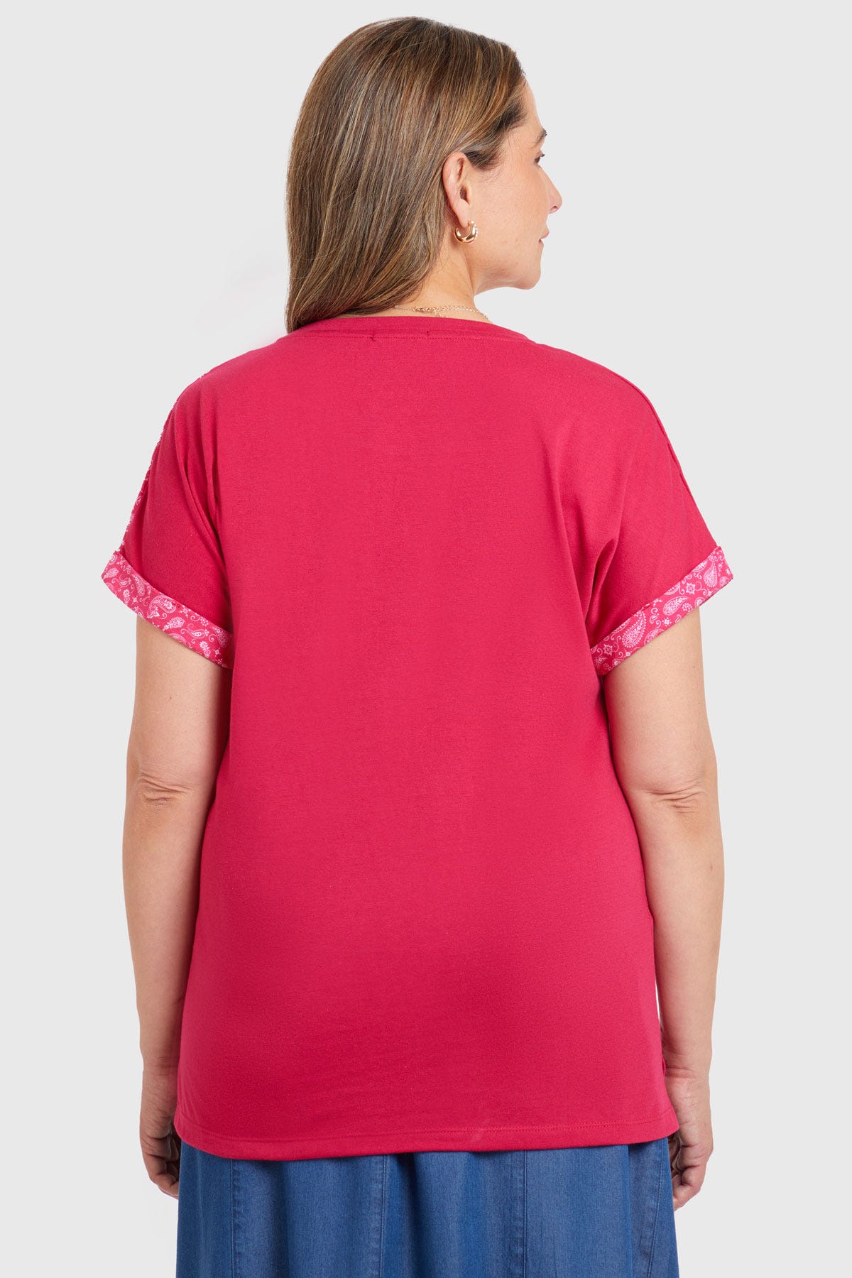 Polera Bloque Magenta