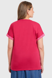 Polera Bloque Magenta
