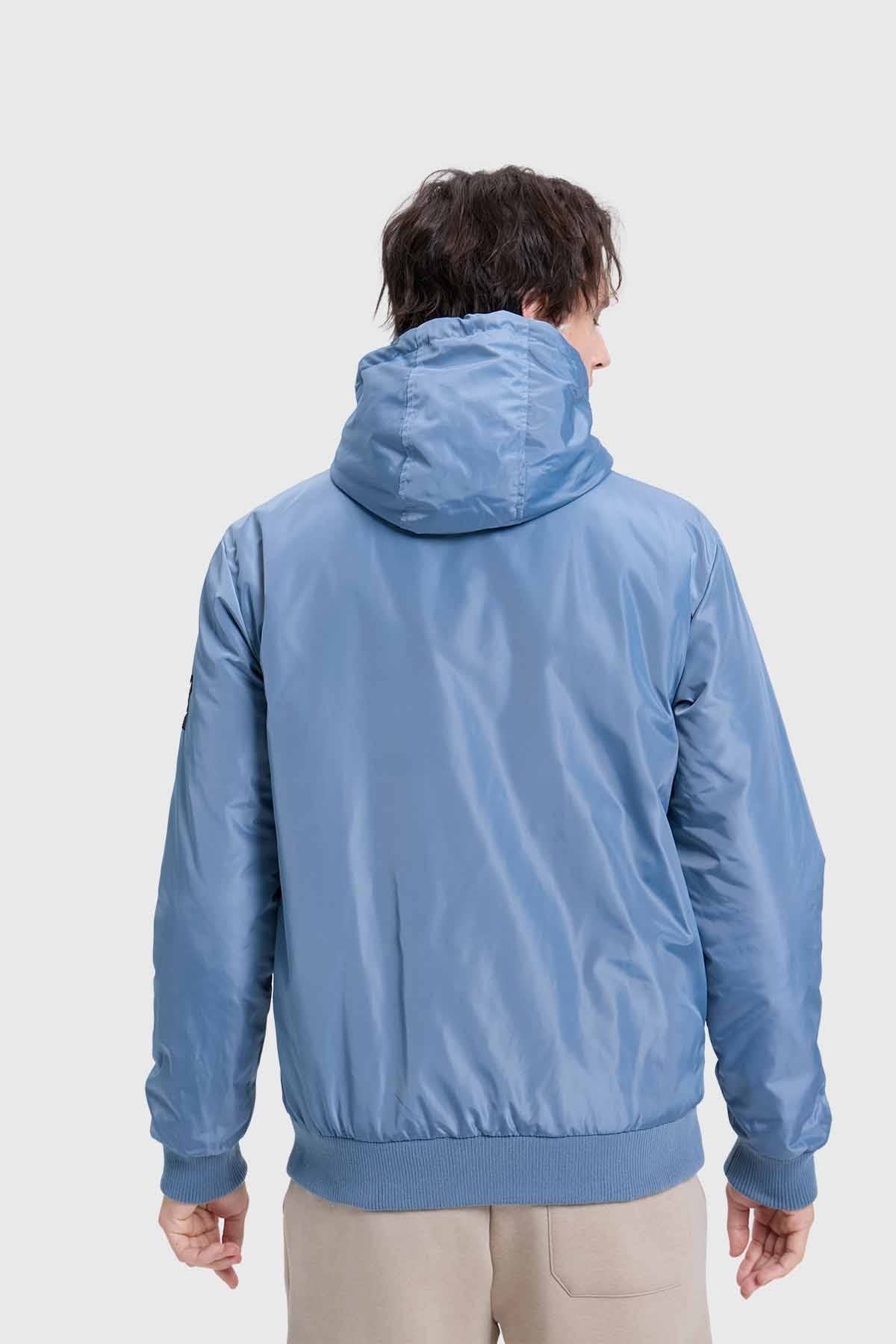Chaqueta Hombre Hoodie Azul
