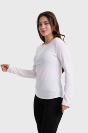Polera Mujer Rib B Crudo