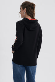 Polerón Mujer Mickey Negro