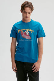 Polera Hombre Rick & Morty Petróleo