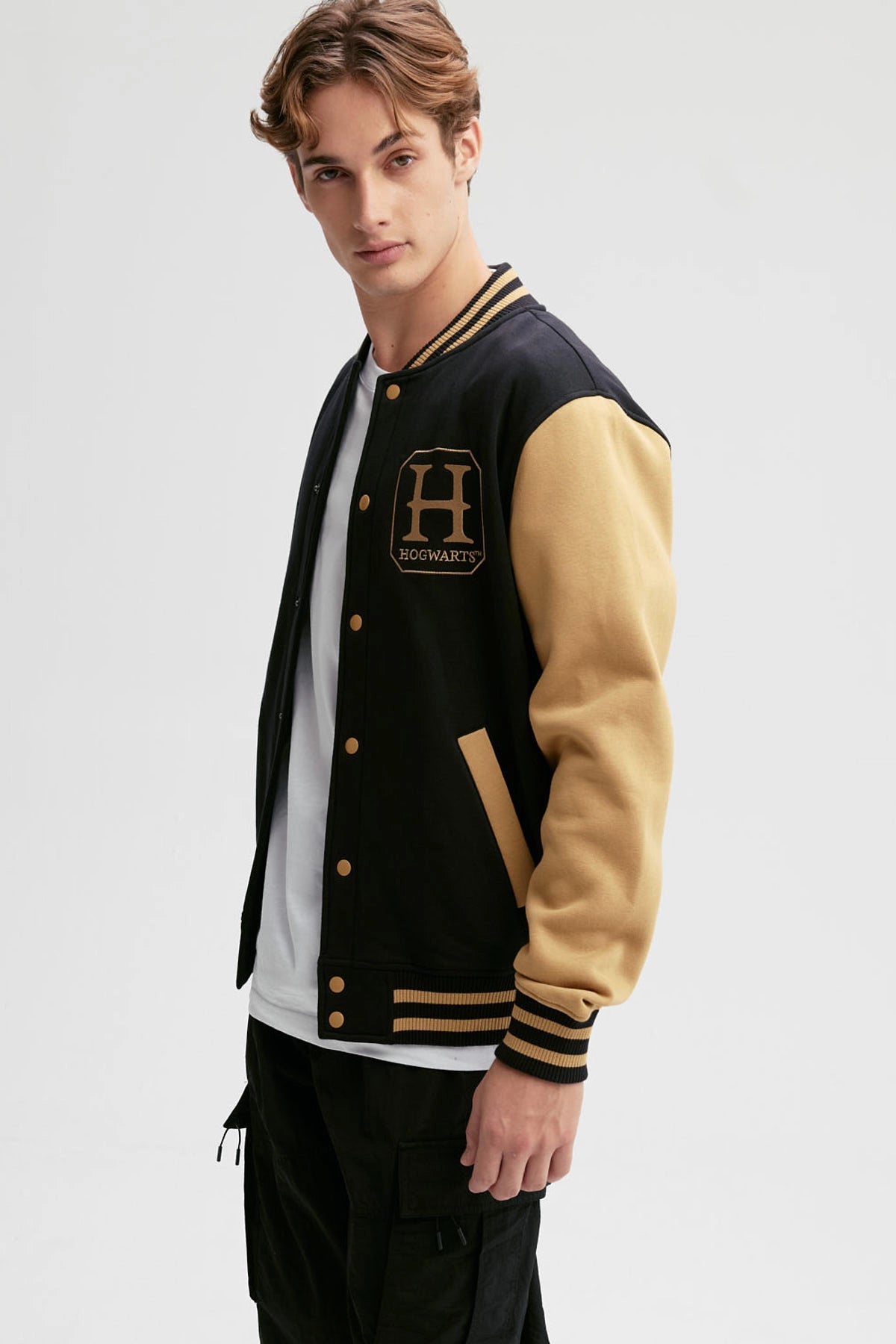 Polerón Hombre Harry Potter College Negro