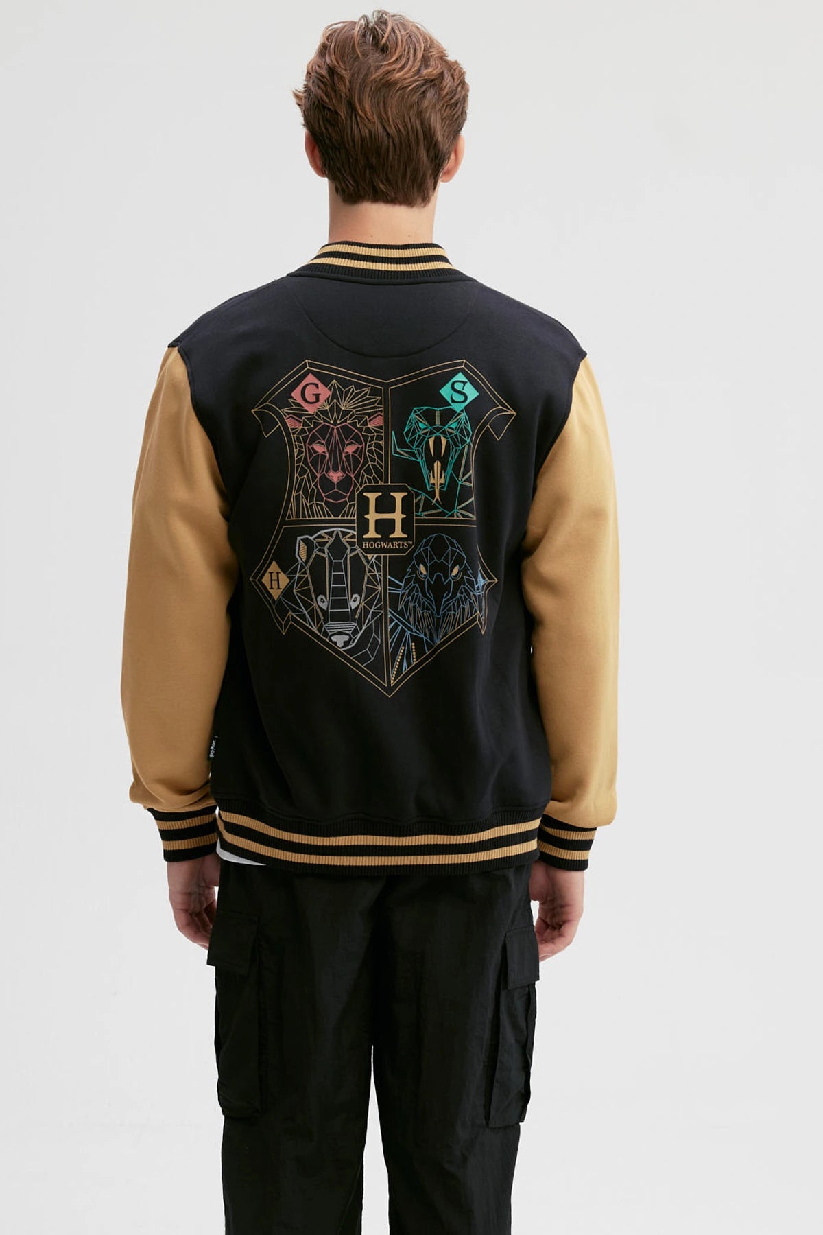 Polerón Hombre Harry Potter College Negro