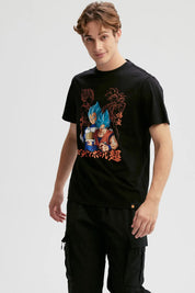 Polera Hombre Dragon Negro