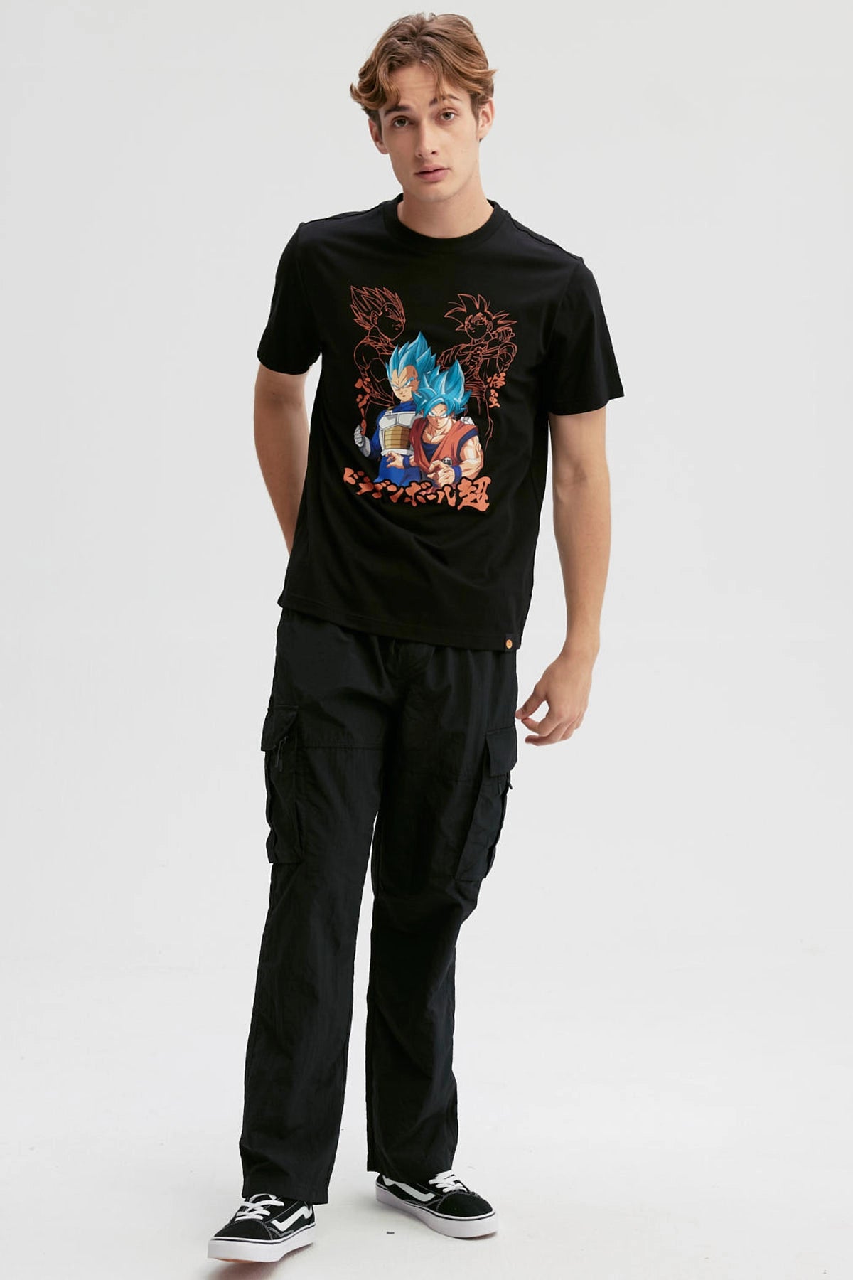 Polera Hombre Dragon Negro