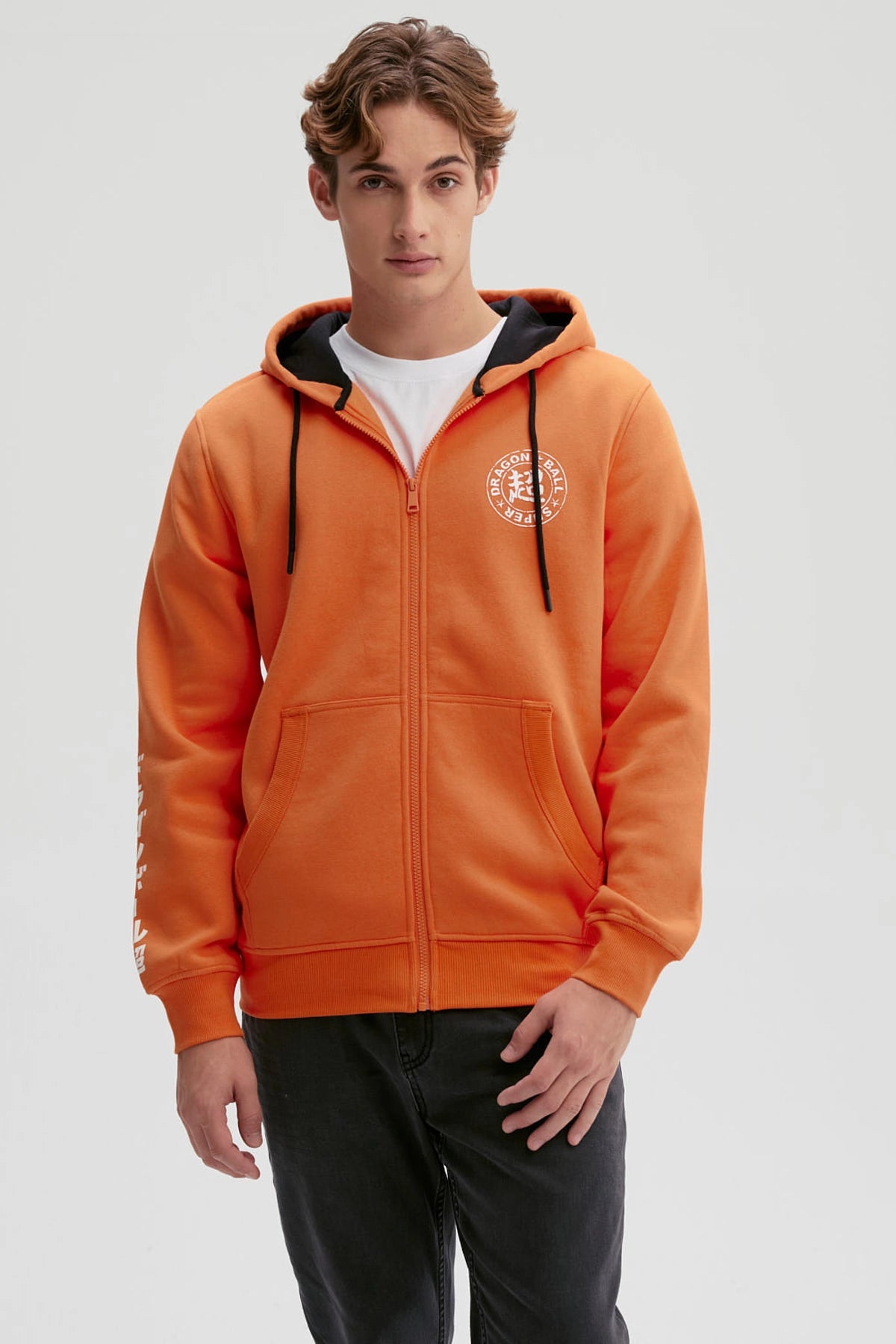 Polerón Hombre Dragon Ball Naranjo I