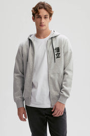 Polerón Hombre Gokú Gris Melange