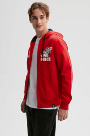 Polerón Hombre One Piece Rojo