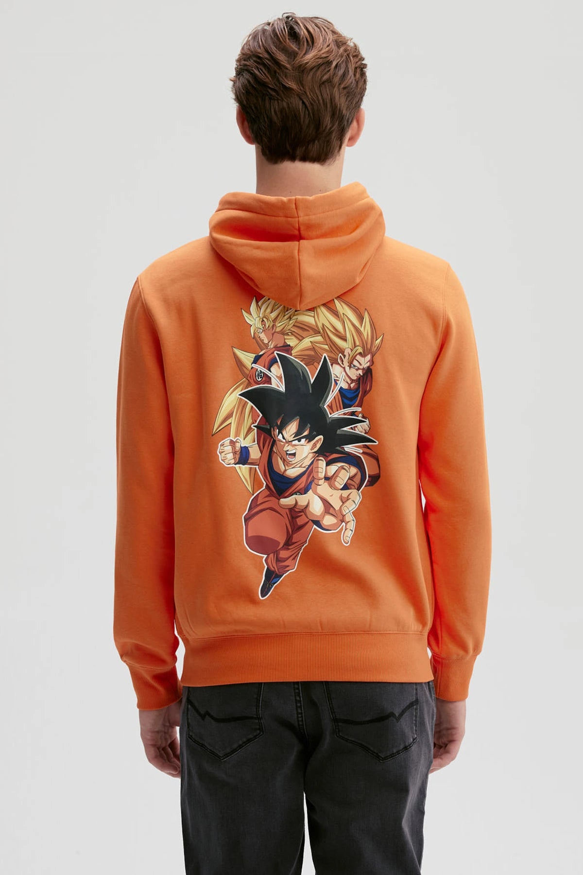 Polerón Hombre Dragon Naranjo