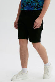 Bermuda Hombre Básica Roll Up Negro