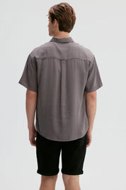 Camisa Hombre Clásica Gris