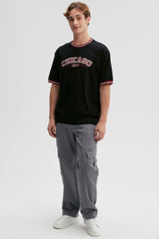 Jeans Hombre Doble Cargo Gris