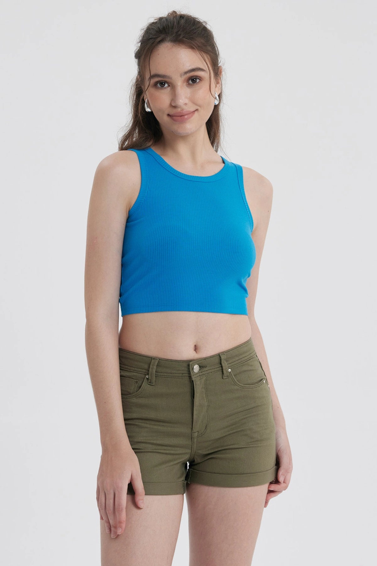Polera Mujer Sudadera Azulino