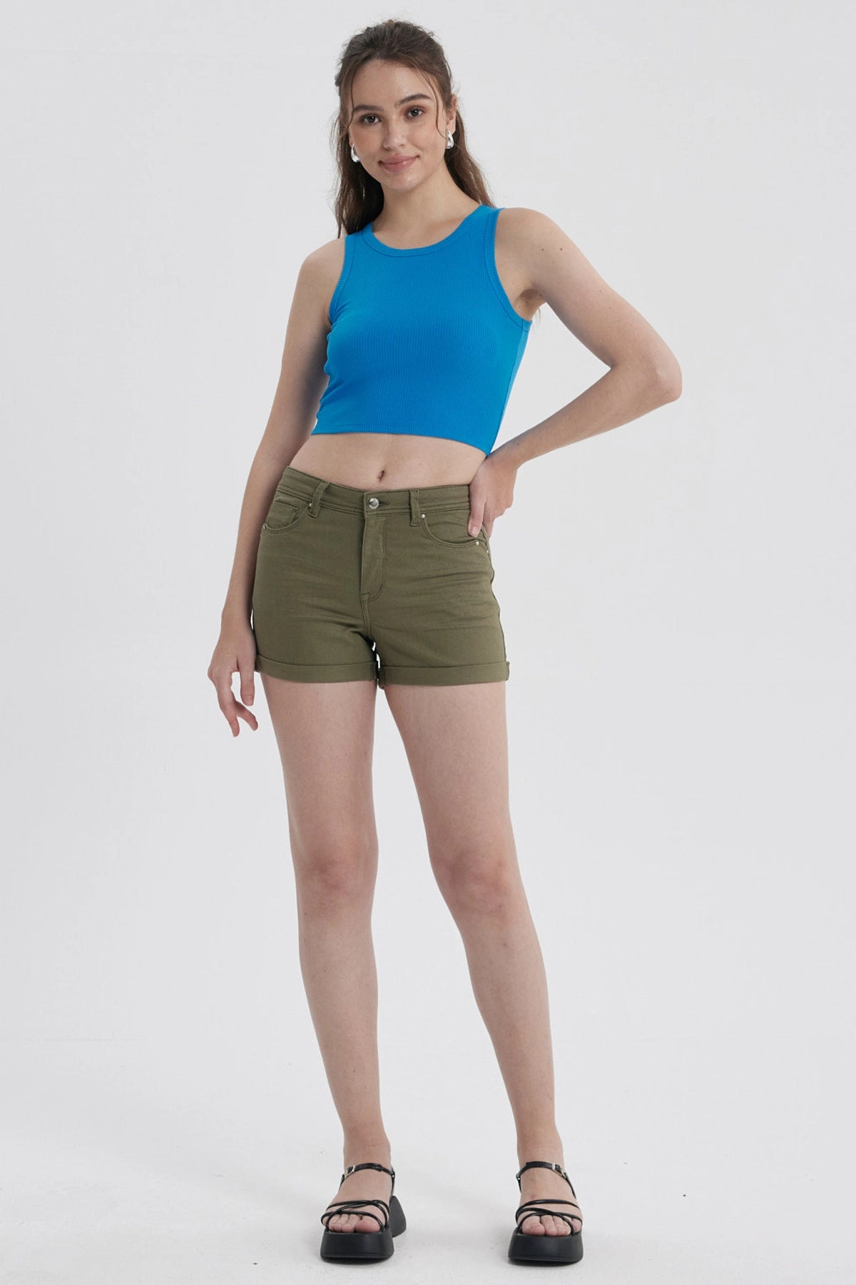 Polera Mujer Sudadera Azulino