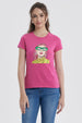 Polera Mujer Gráfica Roll Up Fucsia