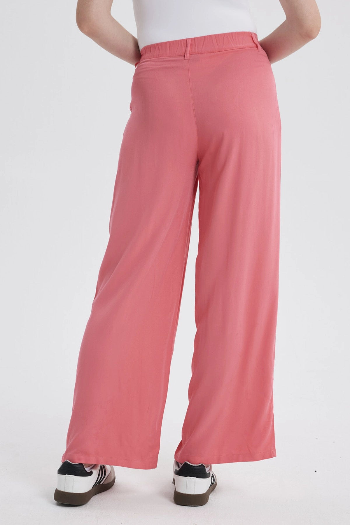Pantalón Mujer Palazzo Sastrero  Rosado