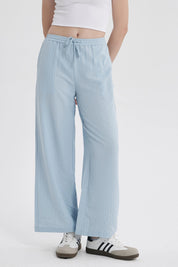 Pantalón Mujer Pretina Celeste