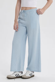 Pantalón Mujer Pretina Celeste