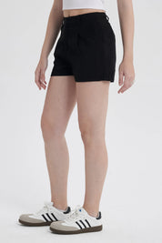 Short Mujer Sastrero Negro