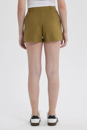 Short Mujer Sastrero Verde Olivo