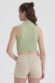 Peto Mujer Sin Costura Verde