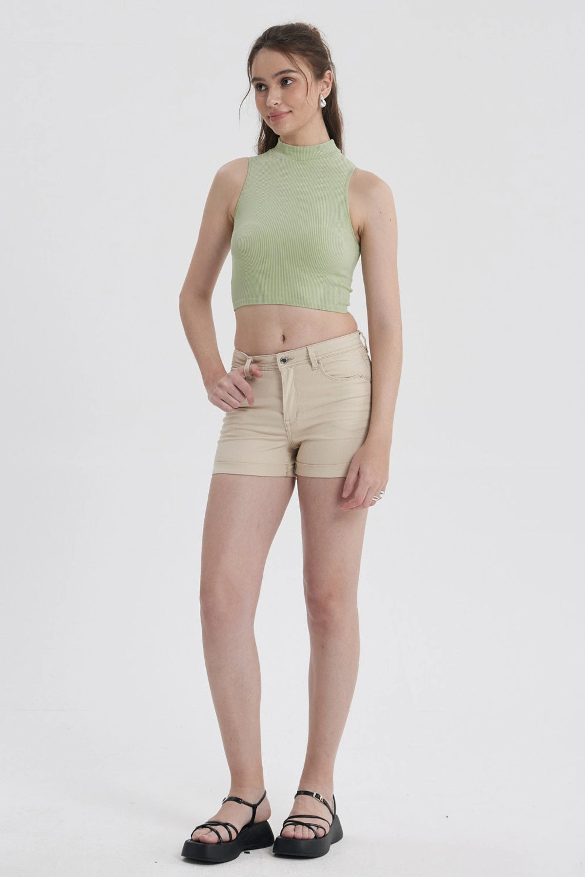 Peto Mujer Sin Costura Verde
