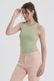 Polera Mujer Body Basic Verde Claro