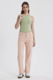 Polera Mujer Body Basic Verde Claro