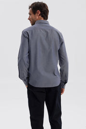 Camisa Hombre Oxford Azul