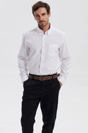 Camisa Hombre Oxford Blanco