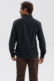 Camisa Hombre Oxford Negro