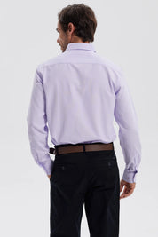 Camisa Hombre Oxford Lila