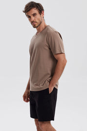 Polera Hombre Básica Café