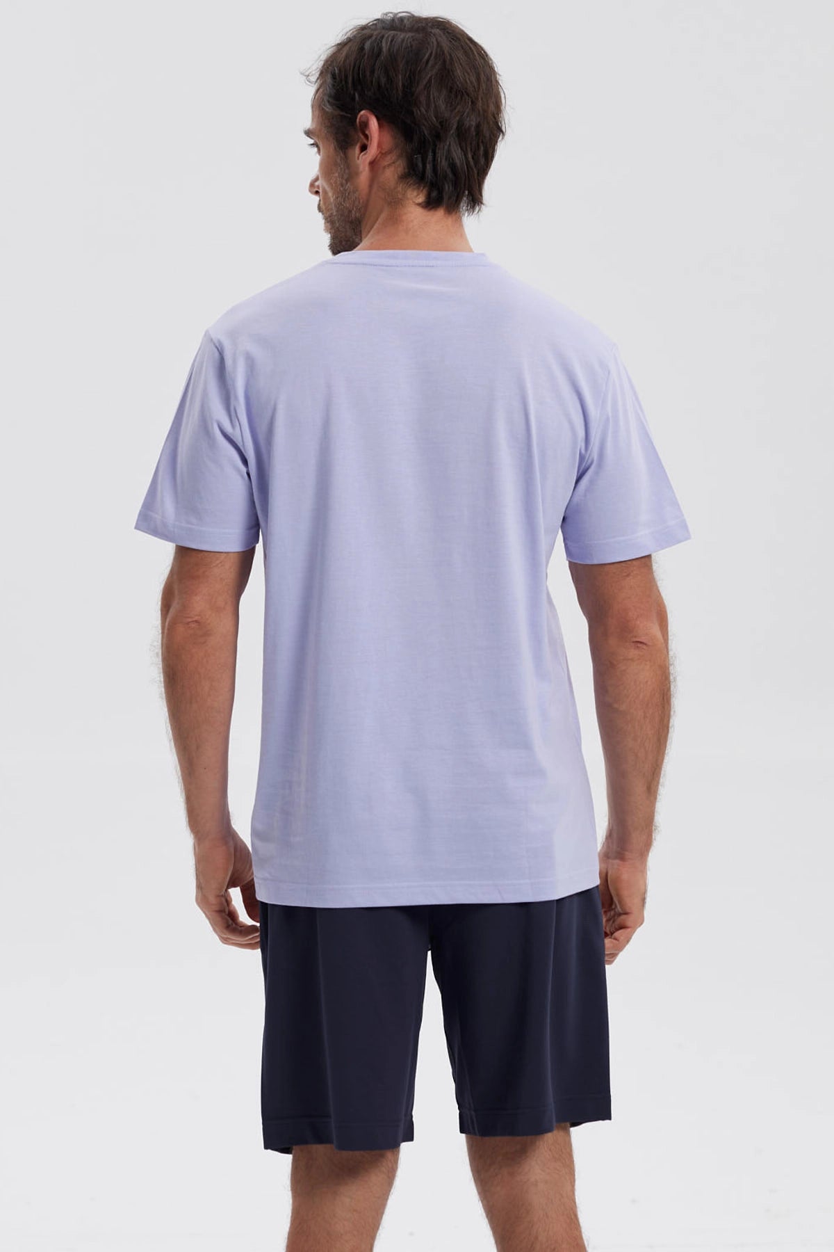 Polera Hombre Básica Lila