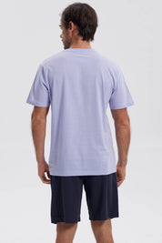 Polera Hombre Básica Lila