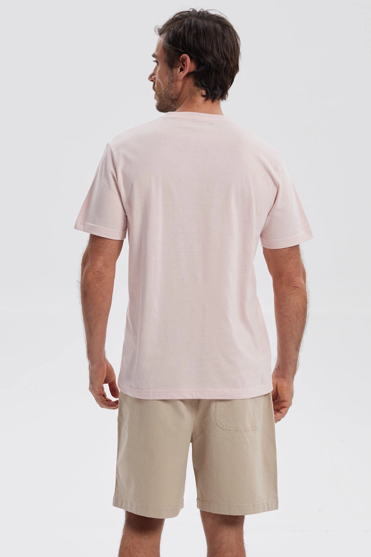 Polera Hombre Básica Rosado