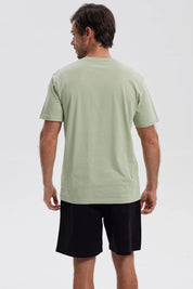 Polera Hombre Básica Verde Claro