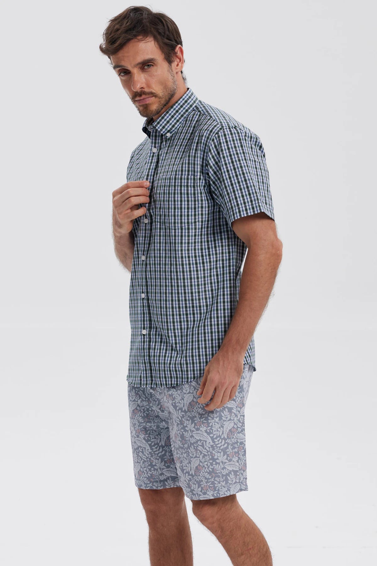 Camisa Hombre Rapport Regalo Verde Musgo