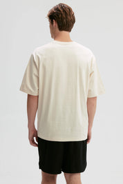 Polera Hombre Oversize Beige