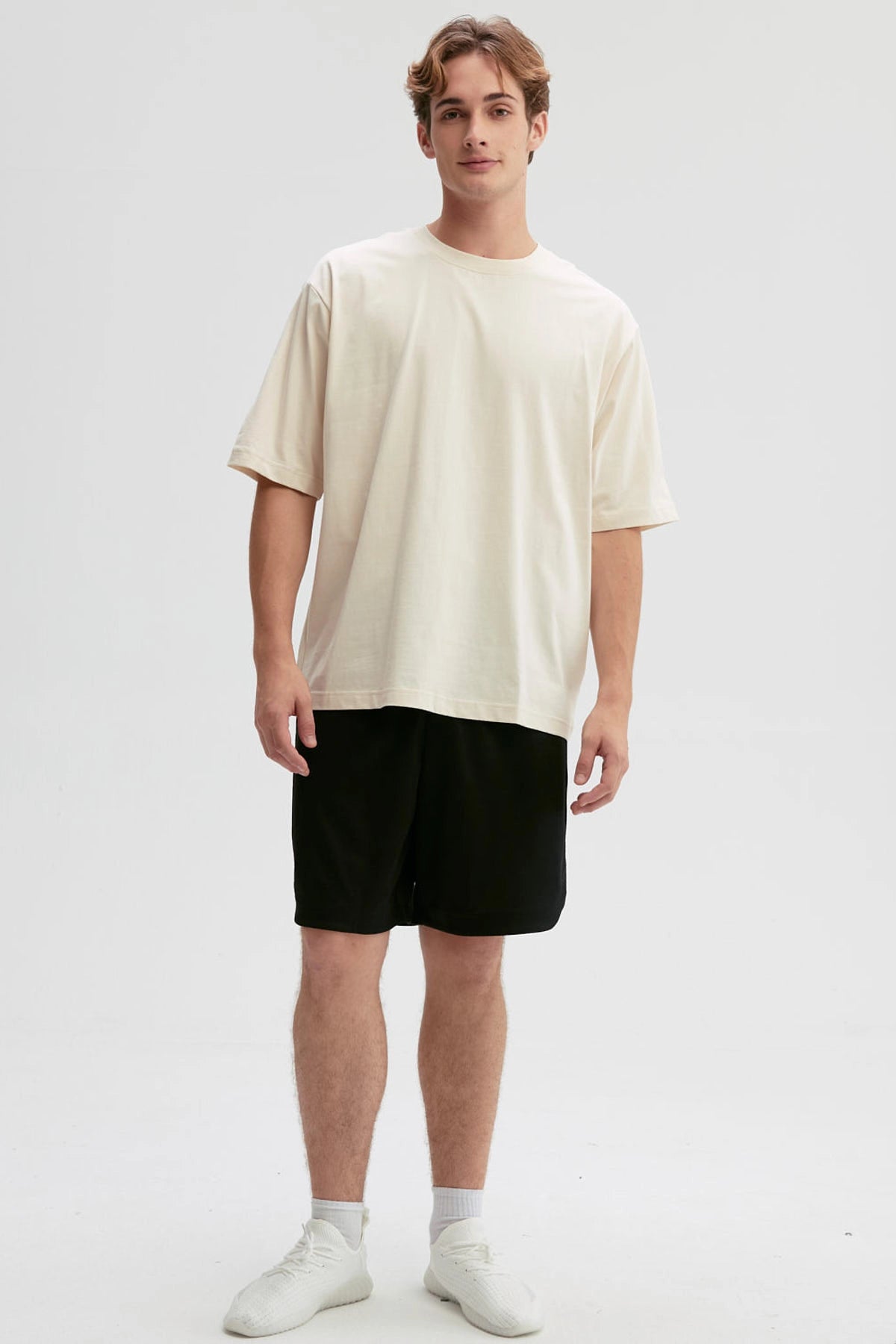 Polera Hombre Oversize Beige