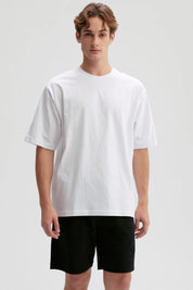 Polera Hombre Oversize Blanco