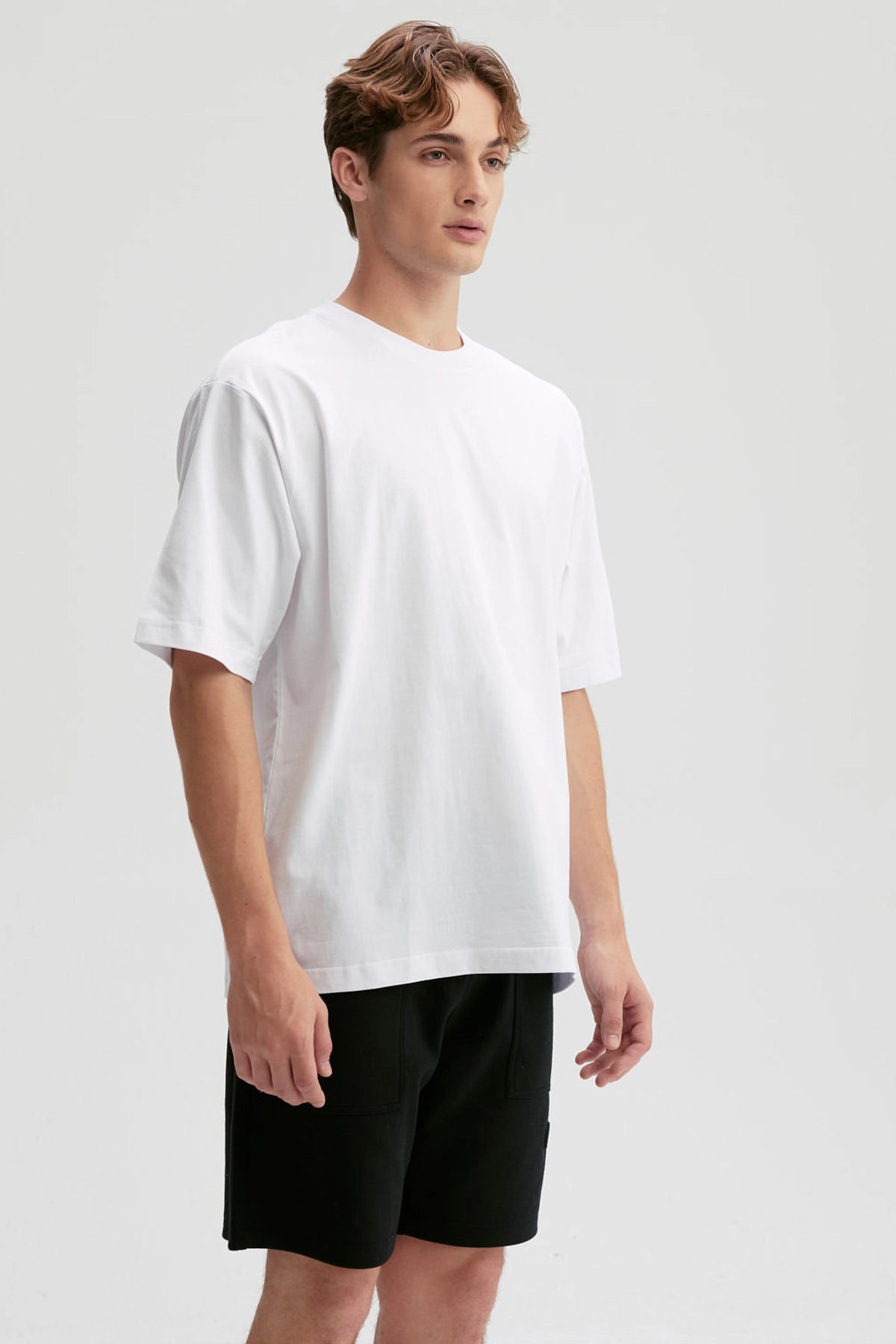 Polera Hombre Oversize Blanco
