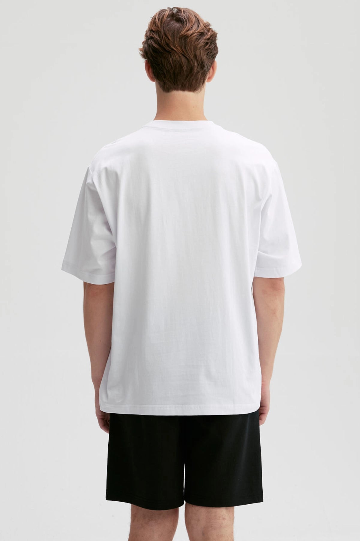 Polera Hombre Oversize Blanco