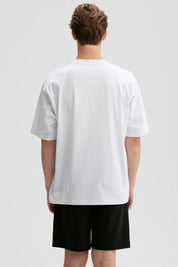 Polera Hombre Oversize Blanco