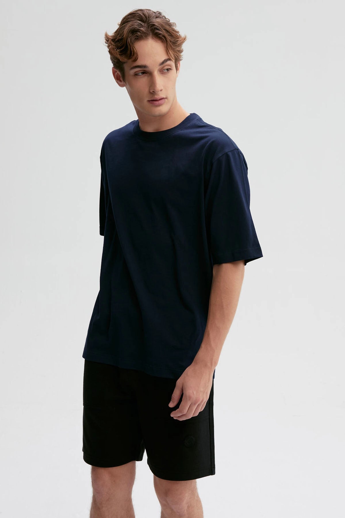 Polera Hombre Oversize Azul