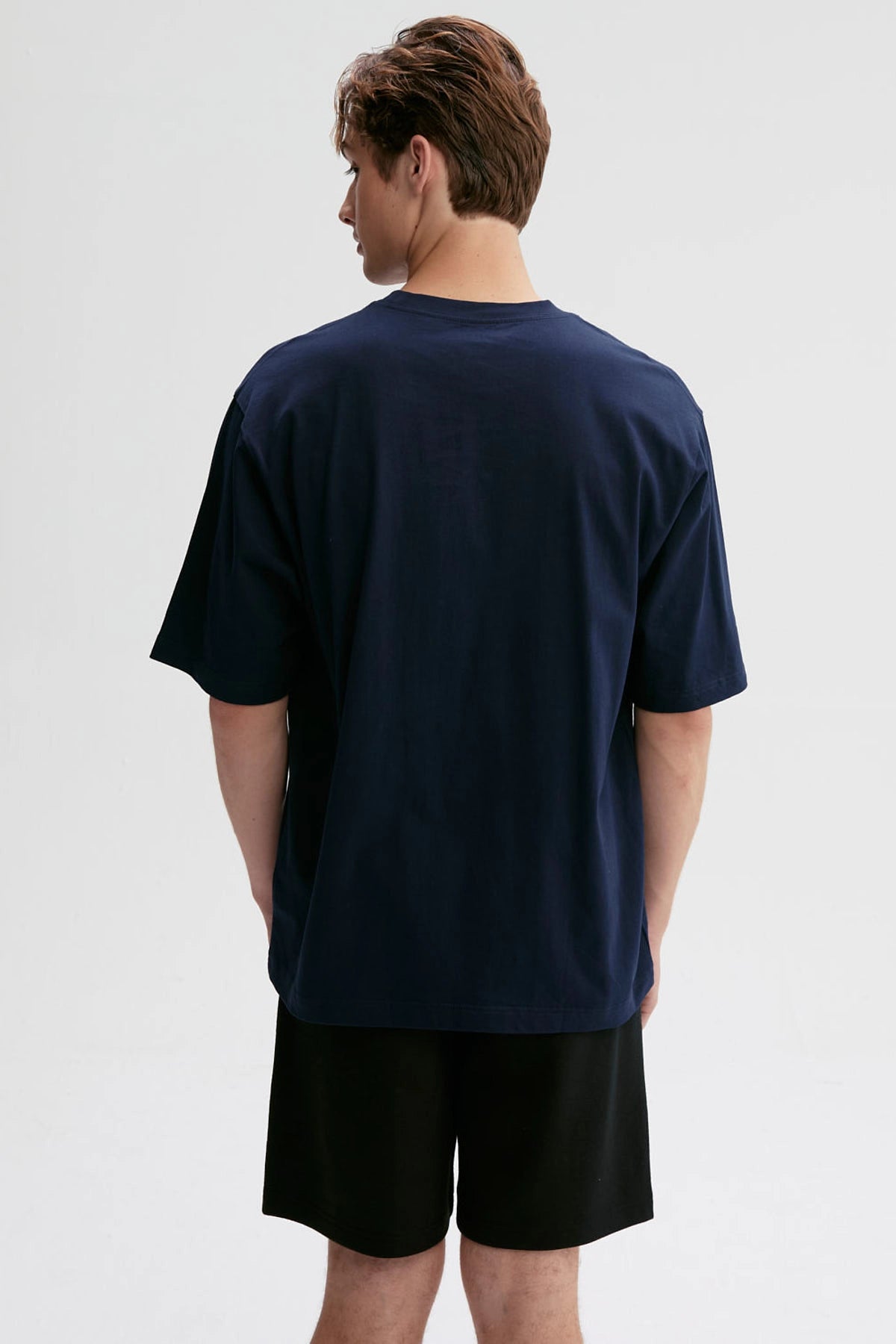Polera Hombre Oversize Azul
